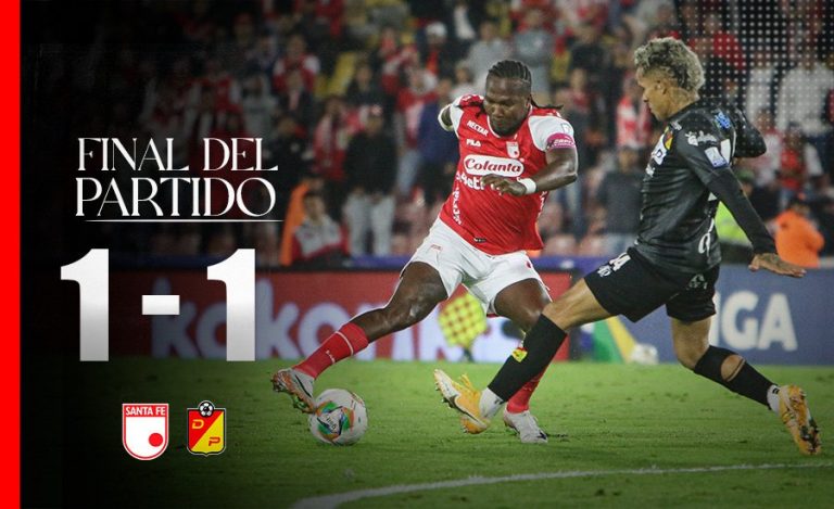 Santa Fe y Pereira igualan en El Campín