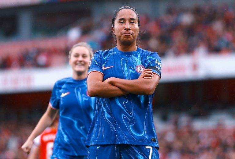 Salió figura: Mayra Ramírez marcó golazo con Chelsea frente al Arsenal
