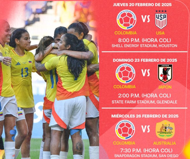 Colombia Femenina jugará amistoso contra mejores del mundo