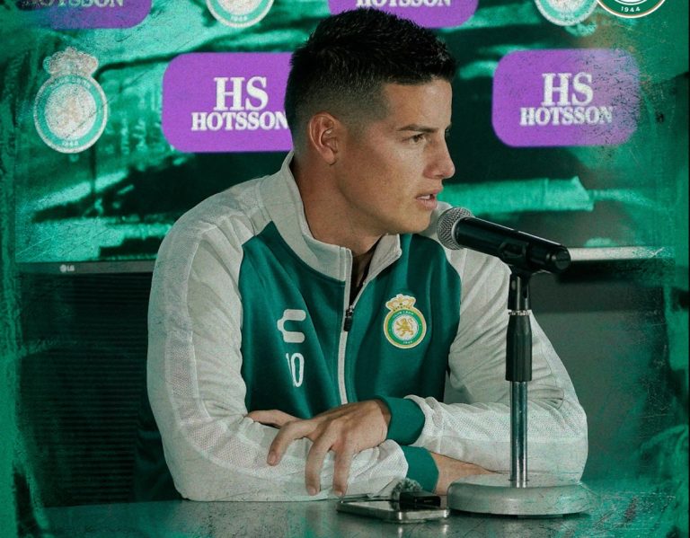 James despeja dudas en su llegada a León: “Físicamente estoy bien”