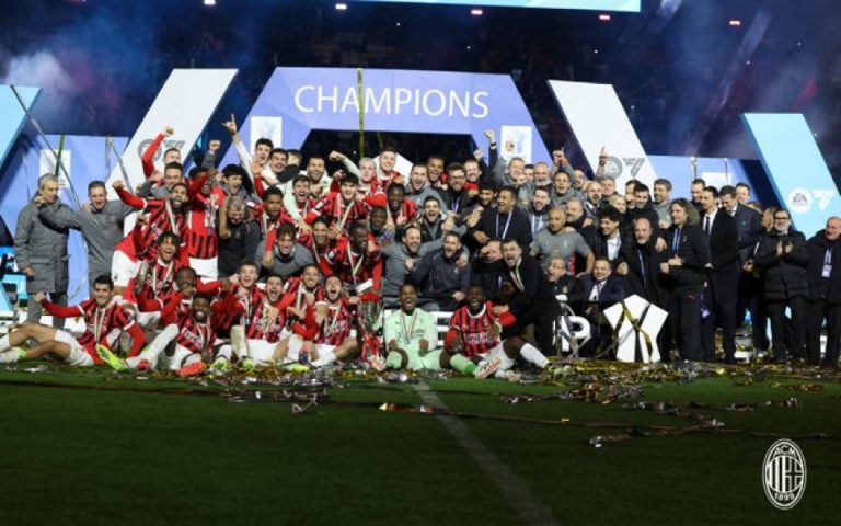 Milan le remontó al Inter y se coronó en la Supercopa de Italia