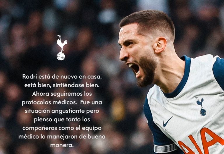 Técnico de Tottenham sobre Bentancur: “Está bien”
