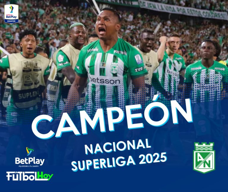 Nacional sufre con Bucaramanga, pero es tricampeón de Colombia