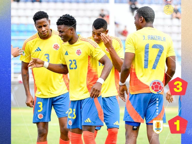 Colombia cierra el Sudamericano con victoria ante Uruguay