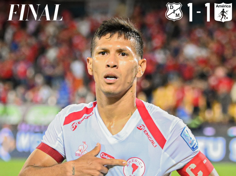 DIM y América igualaron en un vibrante partido