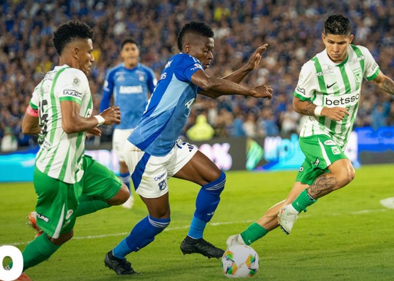 Millonarios y Nacional se fueron en tablas en el clásico del Grupo B