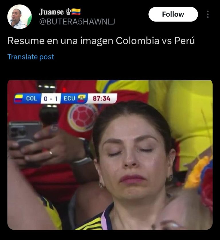 Los memes que dejó el empate de Colombia con Perú