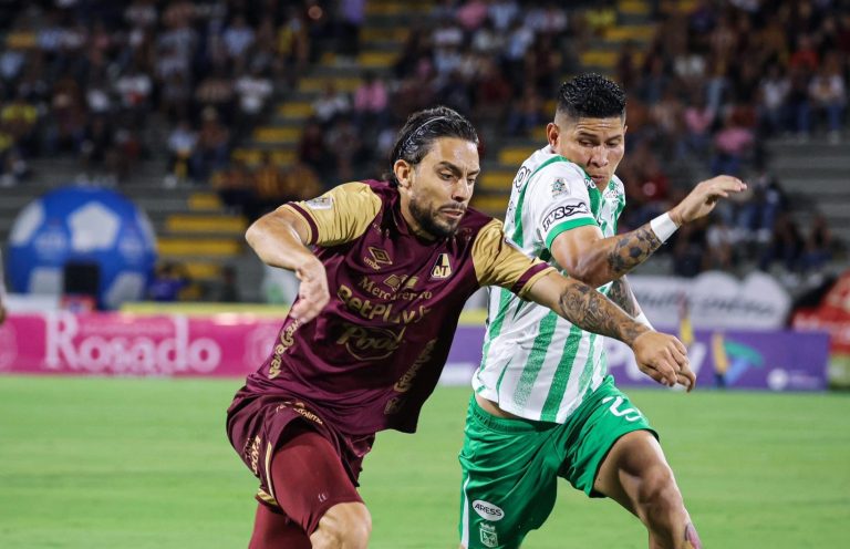 Tolima empató y no pudo ganarle a un Nacional con dos expulsados