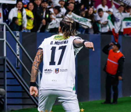 Dayro marca doblete: Once Caldas, con un pie en semis de Sudamericana