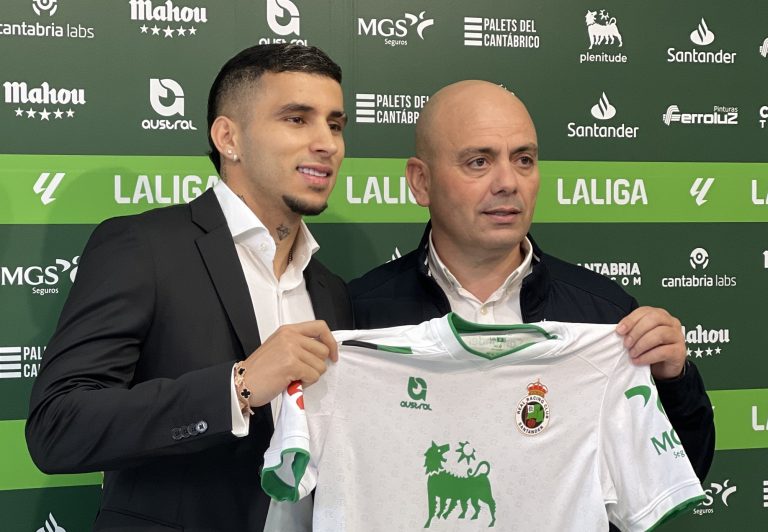 Gustavo Puerta reveló por qué eligió a Racing de Santander para seguir su carrera