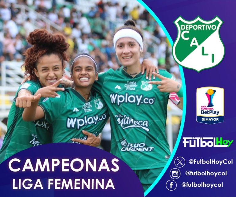 Deportivo Cali repitió título de Liga BetPlay Femenina ante Independiente Santa Fe