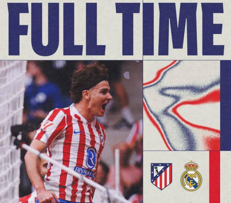 Atlético de Madrid acabó con goleada el invicto de Real Madrid en la temporada