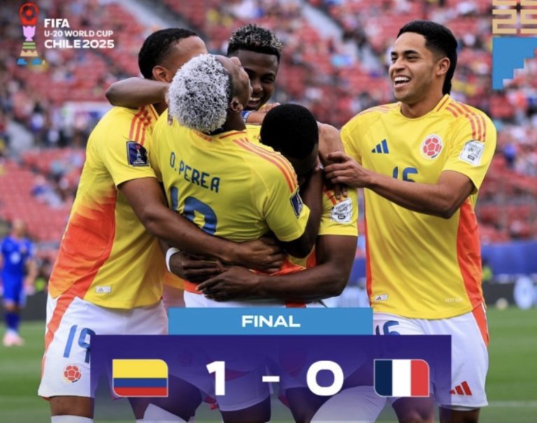 Colombia vence a Francia e iguala su mejor presentación en un Mundial Sub-20