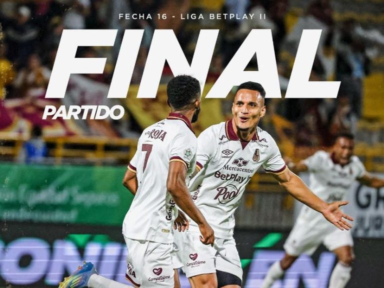 Tolima vence a Equidad y se afianza entre los ocho primeros de Liga