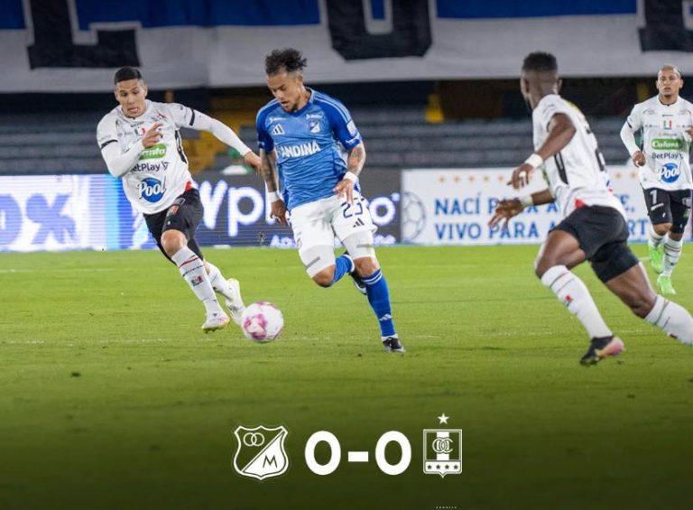 Millonarios, eliminado de cuadrangulares tras empatar con Once Caldas
