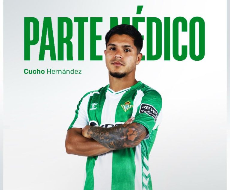 Real Betis confirmó cirugía de Juan Camilo 'Cucho' Hernández