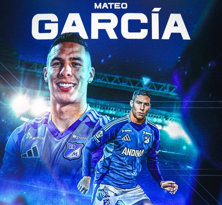 Mateo García, nuevo jugador de Millonarios