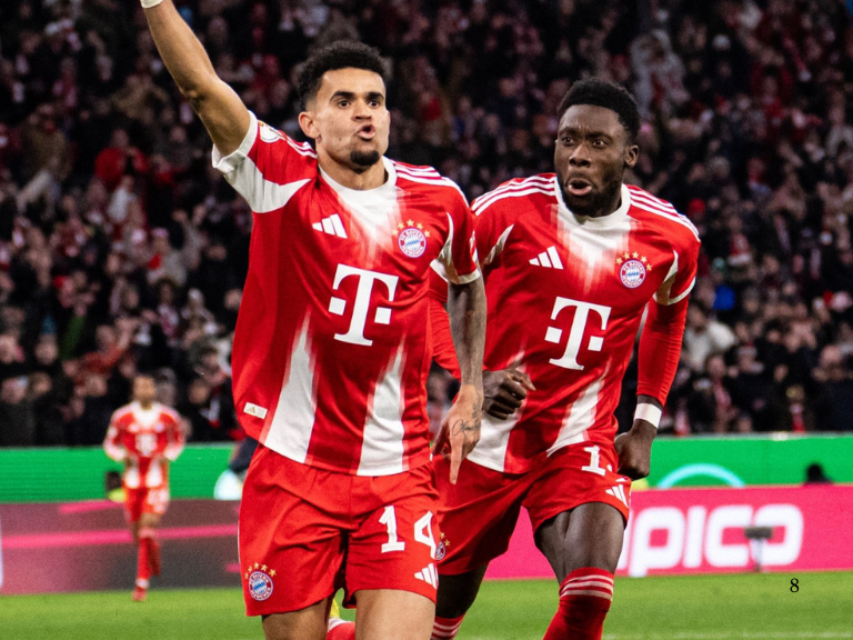 Con golazo de Luis Díaz, el Bayern se clasificó a la semifinal de la Copa de Alemania