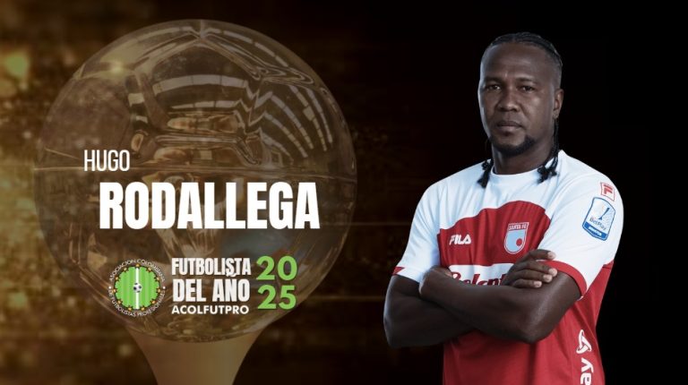 Acolfutpro elige a Hugo Rodallega como el mejor jugador del 2025