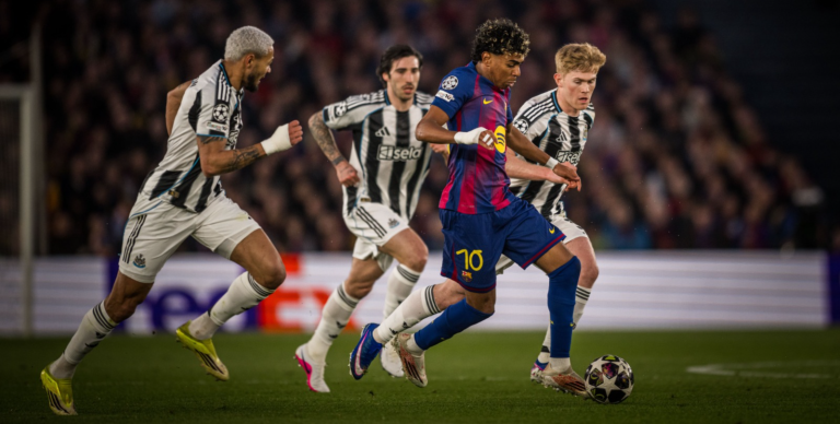 Barcelona humilla al Newcastle y se mete a cuartos de final de la Liga de Campeones