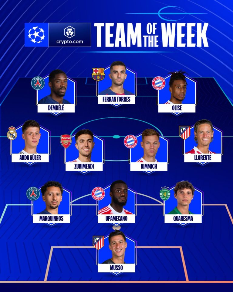 Este es el XI ideal de la vuelta de semifinales de Champions League