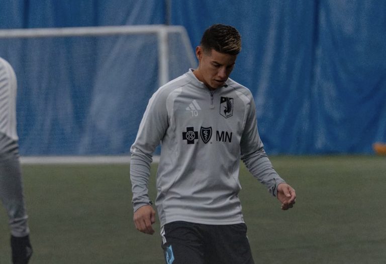 Estado de salud de James Rodríguez: DT de Minnesota dio un nuevo reporte