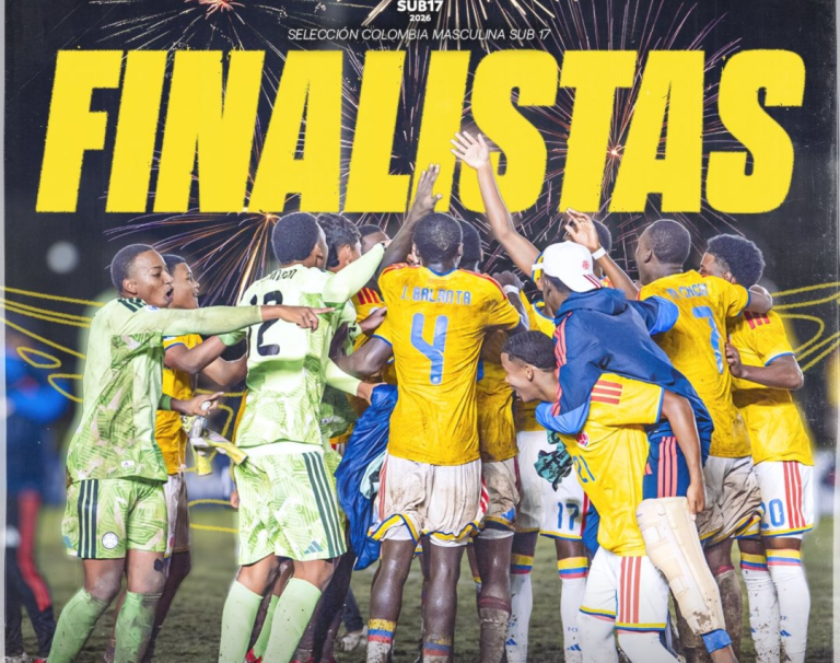 Colombia goleó a Brasil y enfrentará a Argentina en la final del Sudamericano Sub-17