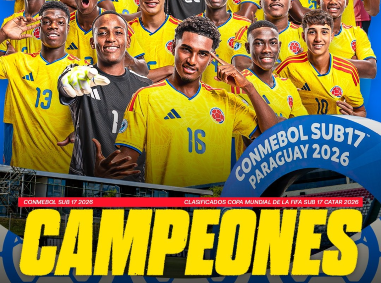 Colombia humilla a Argentina y es campeona del Sudamericano Sub-17