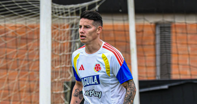 James Rodríguez ya trabaja en la Selección Colombia y piensa en el Mundial 2026