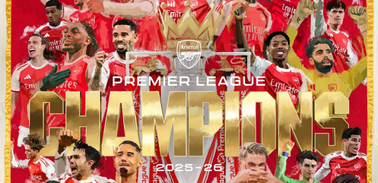 Arsenal es campeón de la Premier League, gracias al empate del Manchester City