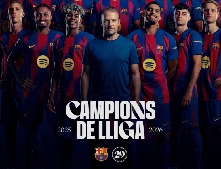 Barcelona vence al Real Madrid en El Clásico y se consagra campeón de LaLiga