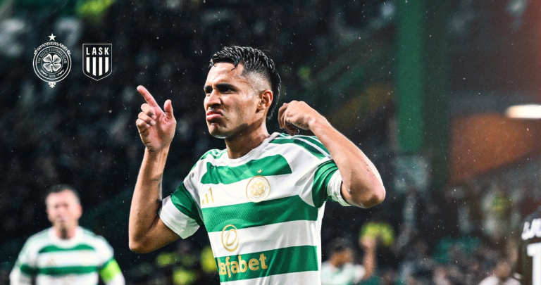 Doblete de golazos de Camilo Durán en triunfo del Celtic por los play-offs de la Champions League